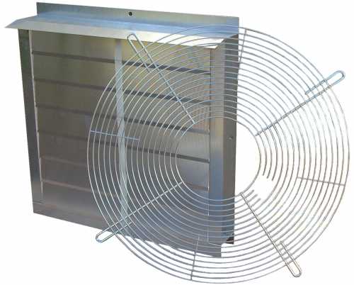 GRILLE : Grille et volet pour ventilateur