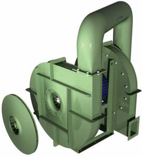 GBK : Ventilateur haute pression type GBK - Transmission directe